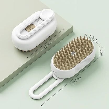 3-in-1 Electric Spray Pet Grooming Brush